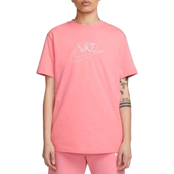 Abbigliamento Donna T-shirt maniche corte Nike FB8203 Rosa