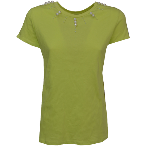Abbigliamento Donna T-shirt maniche corte Lumina L5622C Giallo