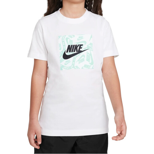 Abbigliamento Bambino T-shirt maniche corte Nike FD3929 Bianco