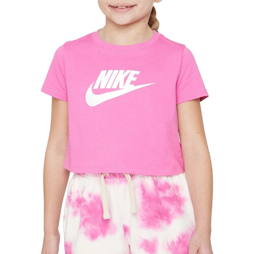 Abbigliamento Bambina T-shirt maniche corte Nike DA6925 Rosa