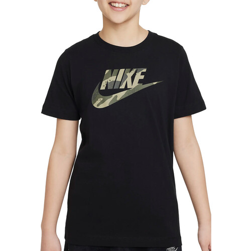 Abbigliamento Bambino T-shirt maniche corte Nike FD3957 Nero