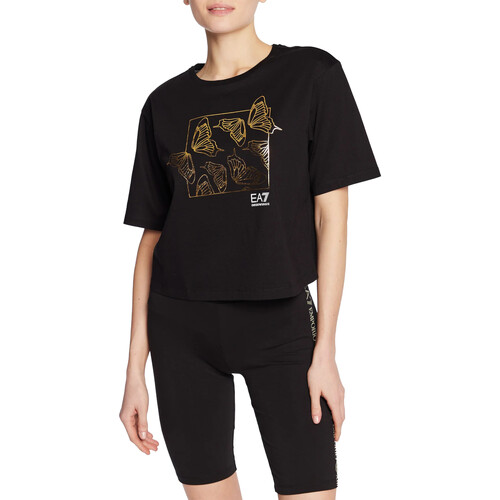 Abbigliamento Donna T-shirt maniche corte Emporio Armani EA7 3RTT31-TJKSZ Nero