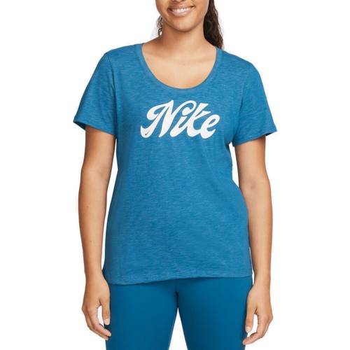 Abbigliamento Donna T-shirt maniche corte Nike FD2986 Blu