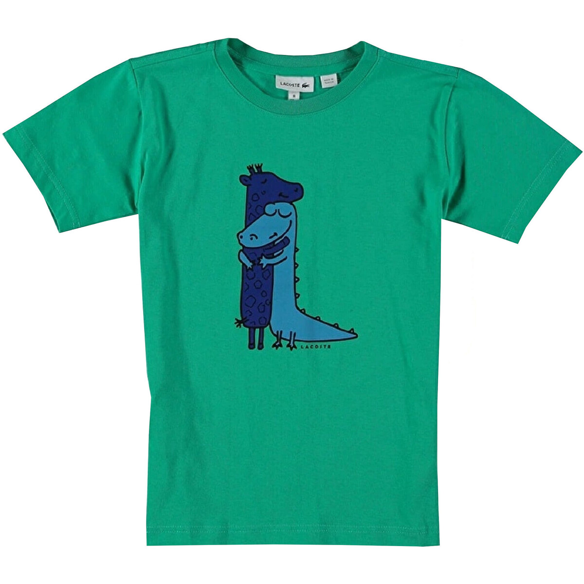 Abbigliamento Bambino T-shirt maniche corte Lacoste TJ6145 Verde