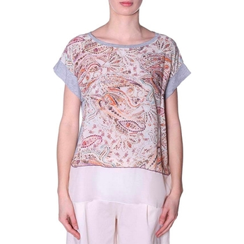 Abbigliamento Donna T-shirt maniche corte Deha D93150 Beige