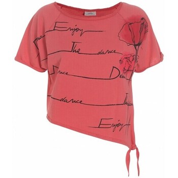 Abbigliamento Donna T-shirt maniche corte Deha B94041 Rosso