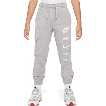 Abbigliamento Bambino Pantalone Cargo Nike FN7712 Grigio