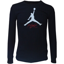 Abbigliamento Bambino T-shirts a maniche lunghe Nike 95C892 Nero