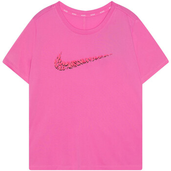 Abbigliamento Bambina T-shirt maniche corte Nike FN9019 Rosa
