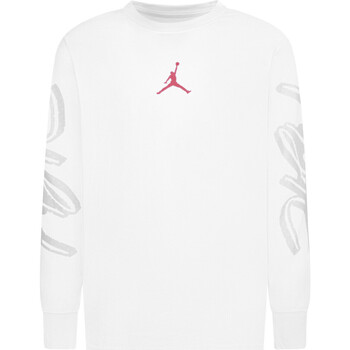 Abbigliamento Bambino T-shirts a maniche lunghe Nike 95C983 Bianco