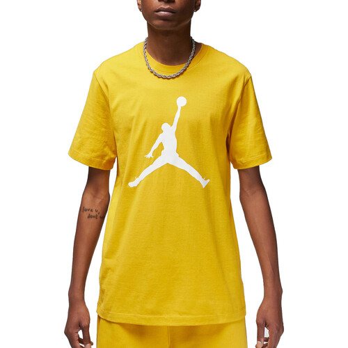 Abbigliamento Uomo T-shirt maniche corte Nike CJ0921 Giallo