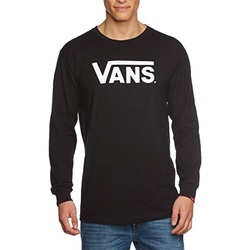 Abbigliamento Uomo T-shirts a maniche lunghe Vans VN000K6H Nero