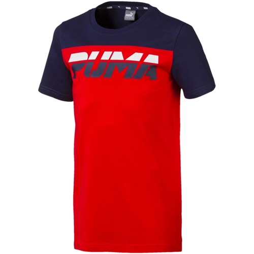 Abbigliamento Bambino T-shirt maniche corte Puma 854383 Blu