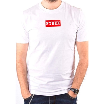 Abbigliamento Uomo T-shirt maniche corte Pyrex 40045 Bianco