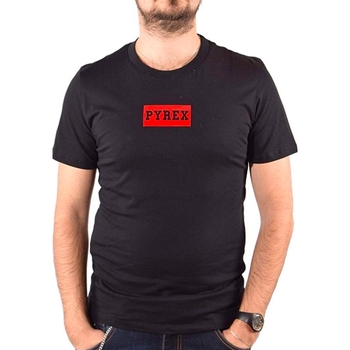Abbigliamento Uomo T-shirt maniche corte Pyrex 40045 Nero