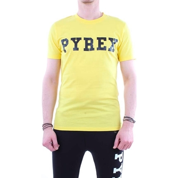 Abbigliamento Uomo T-shirt maniche corte Pyrex 34200 Giallo
