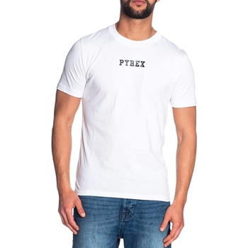 Abbigliamento Uomo T-shirt maniche corte Pyrex 40124 Bianco