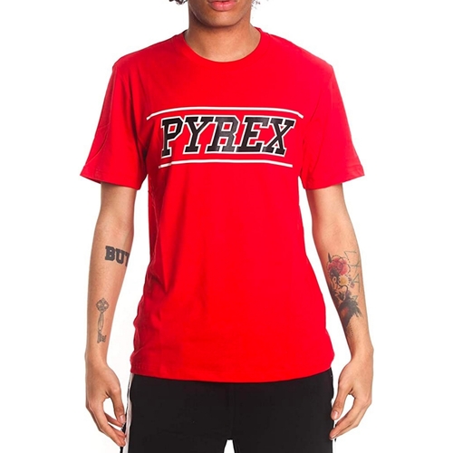 Abbigliamento Uomo T-shirt maniche corte Pyrex 40049 Rosso