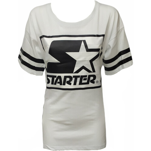 Abbigliamento Donna T-shirt maniche corte Starter 71672 Bianco