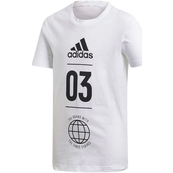 Abbigliamento Bambino T-shirt maniche corte adidas Originals DV1704 Bianco