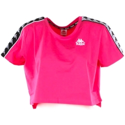 Abbigliamento Donna T-shirt maniche corte Kappa 303WGQ0 Rosa