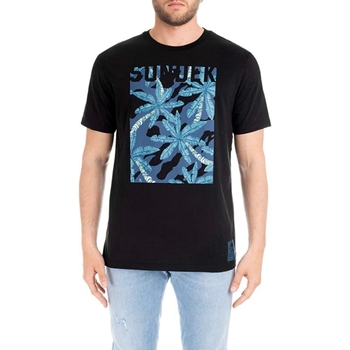 Abbigliamento Uomo T-shirt maniche corte Sundek TARESH SQUARED Nero