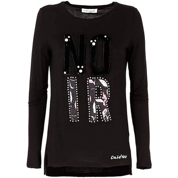 Abbigliamento Donna T-shirt maniche corte Café Noir JT016 Nero