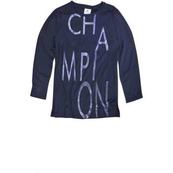 Abbigliamento Donna T-shirts a maniche lunghe Champion 110921 Blu