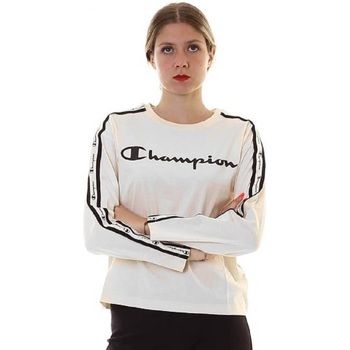 Abbigliamento Donna T-shirts a maniche lunghe Champion 112488 Bianco