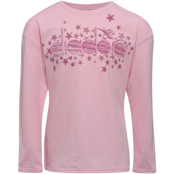 Abbigliamento Bambina T-shirts a maniche lunghe Diadora 102.175198 Rosa