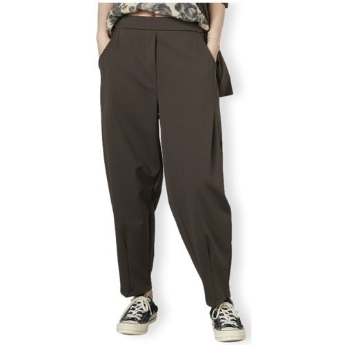 Abbigliamento Donna Pantaloni Wendy Trendy Trousers 791914 - Brown Marrone