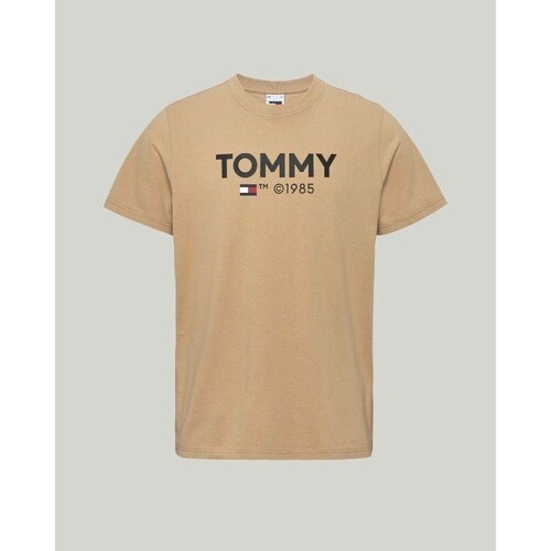 Abbigliamento Uomo T-shirt maniche corte Tommy Hilfiger DM0DM18264AB0 Beige