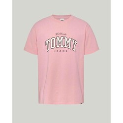 Abbigliamento Uomo T-shirt maniche corte Tommy Hilfiger DM0DM18287 Rosa