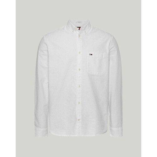 Abbigliamento Uomo Camicie maniche lunghe Tommy Hilfiger DM0DM18335YBR Bianco