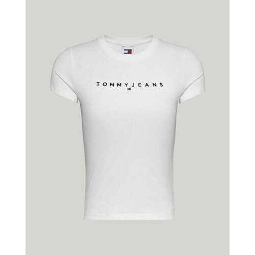 Abbigliamento Donna T-shirt & Polo Tommy Hilfiger DW0DW17361YBR Bianco