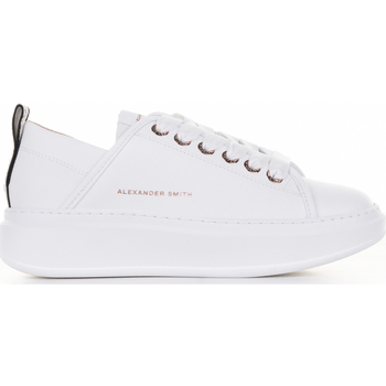 Scarpe Donna Sneakers Alexander Smith Sneaker Wembley bianca in pelle Bianco