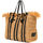 Borse Donna Tote bag / Borsa shopping G.chiarini Marcella Shopping bag Marcella effetto paglia Nero