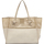 Borse Donna Tote bag / Borsa shopping G.chiarini Marcella Shopping bag Marcella in tessuto effetto rete a due colori Bianco
