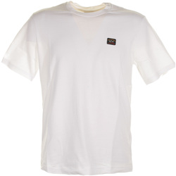 Abbigliamento Uomo T-shirt & Polo Paul & Shark T-shirt bianca con logo Bianco