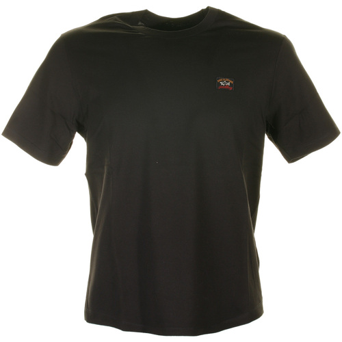 Abbigliamento Uomo T-shirt & Polo Paul & Shark T-shirt nera con logo Nero