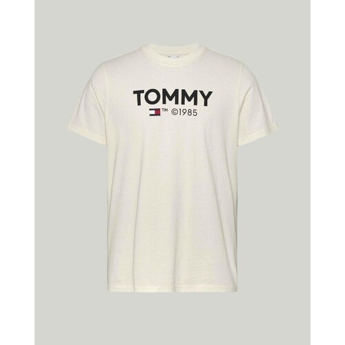Abbigliamento Uomo T-shirt maniche corte Tommy Hilfiger DM0DM18264 Bianco