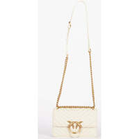 Borse Donna Tracolle Pinko mini love bag one simply chevron bianco Bianco