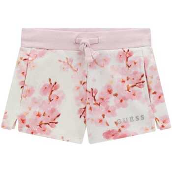 Abbigliamento Bambina Shorts / Bermuda Guess Pantaloncini stampati K4RD08KA6R3 Rosa