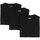 Abbigliamento Uomo T-shirt maniche corte Jil Sander T-SHIRT CON SS 3PACK Nero