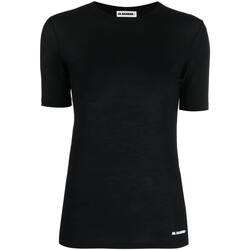 Abbigliamento Donna T-shirt maniche corte Jil Sander T-SHIRT CN SS Nero