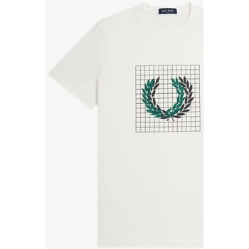 Abbigliamento Uomo T-shirt maniche corte Fred Perry M6549 Bianco