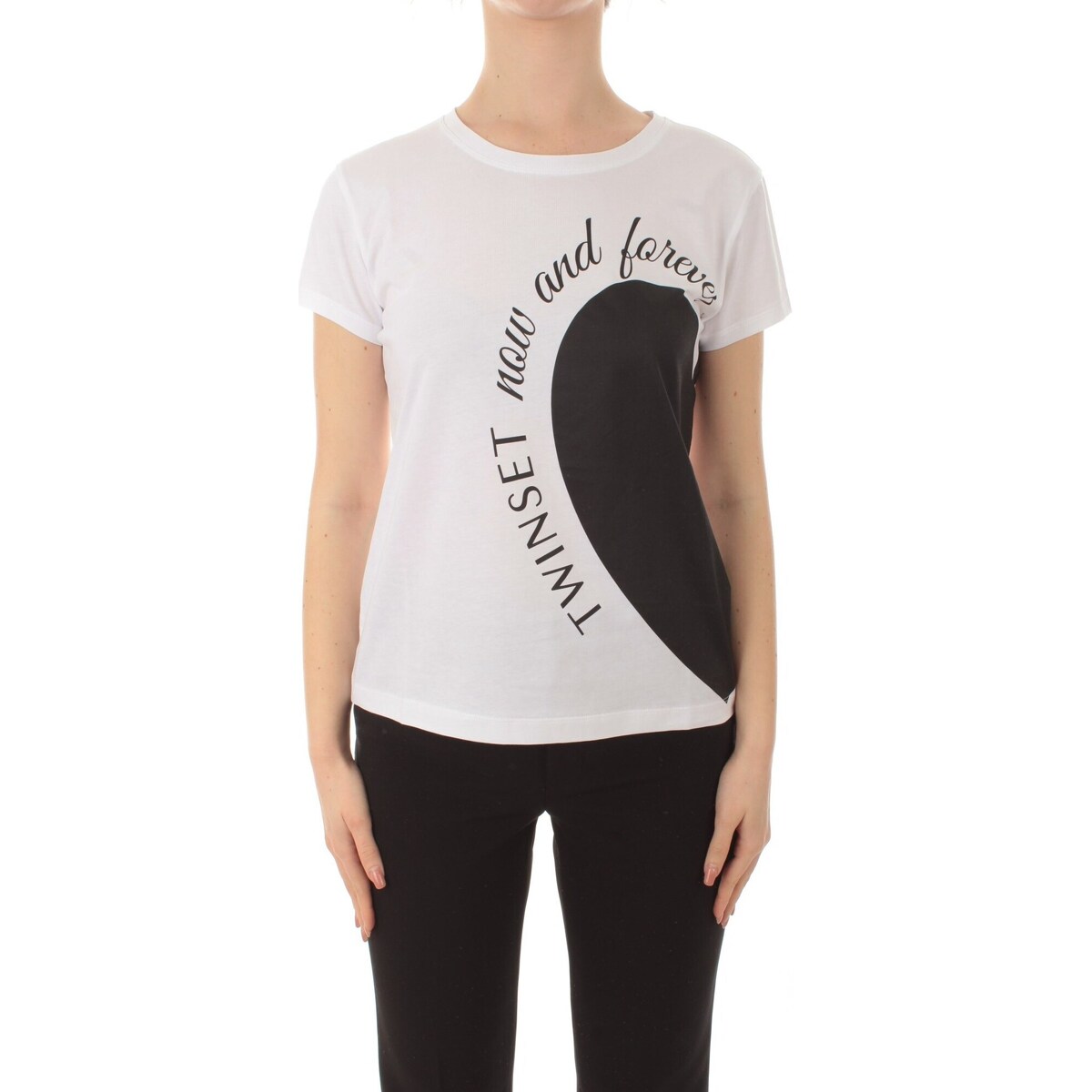 Abbigliamento Donna T-shirt maniche corte Twin Set 241TP2701 Bianco