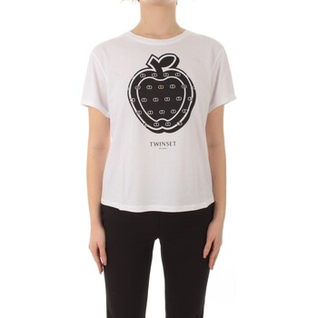 Abbigliamento Donna T-shirt maniche corte Twin Set 241TP2700 Bianco