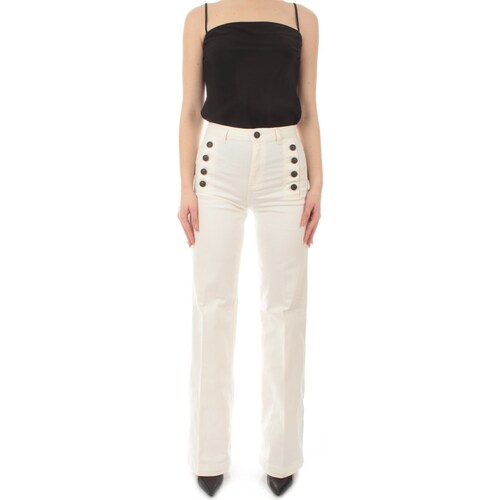 Abbigliamento Donna Jeans 3/4 & 7/8 Twin Set 241TP2641 Bianco