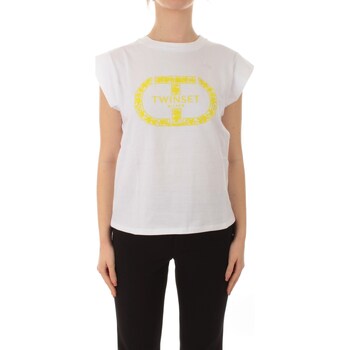 Abbigliamento Donna T-shirt maniche corte Twin Set 241TP2213 Bianco